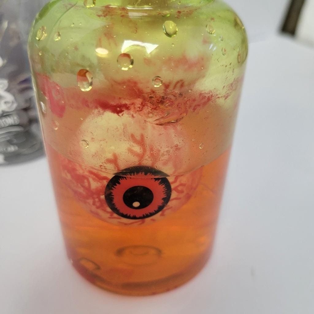 Halloween Apothecary Potion Bottle Set 6 Pieces