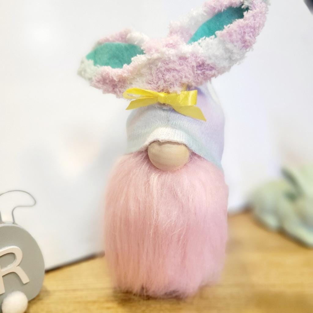 Easter Spring Time Pastel Bunny Gnome