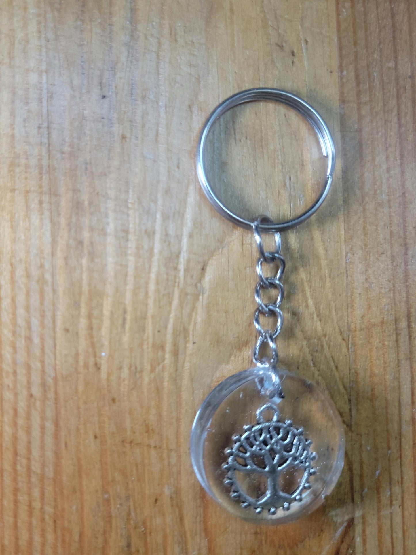 Tree of Life resin keychain
