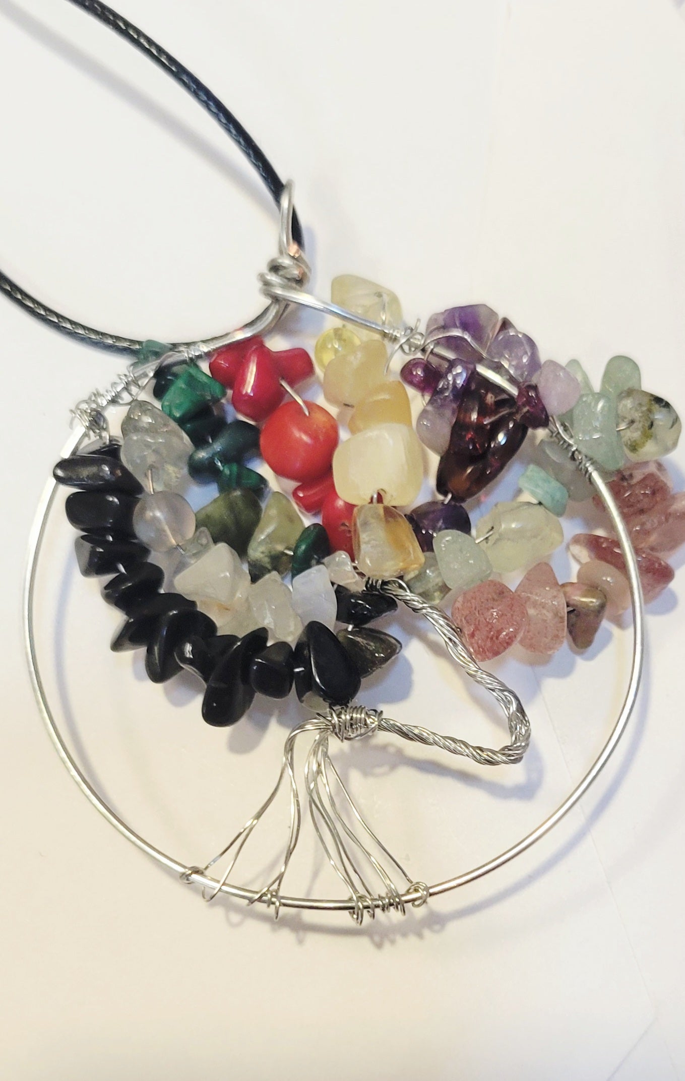 Gemstone Tree of Life Necklace