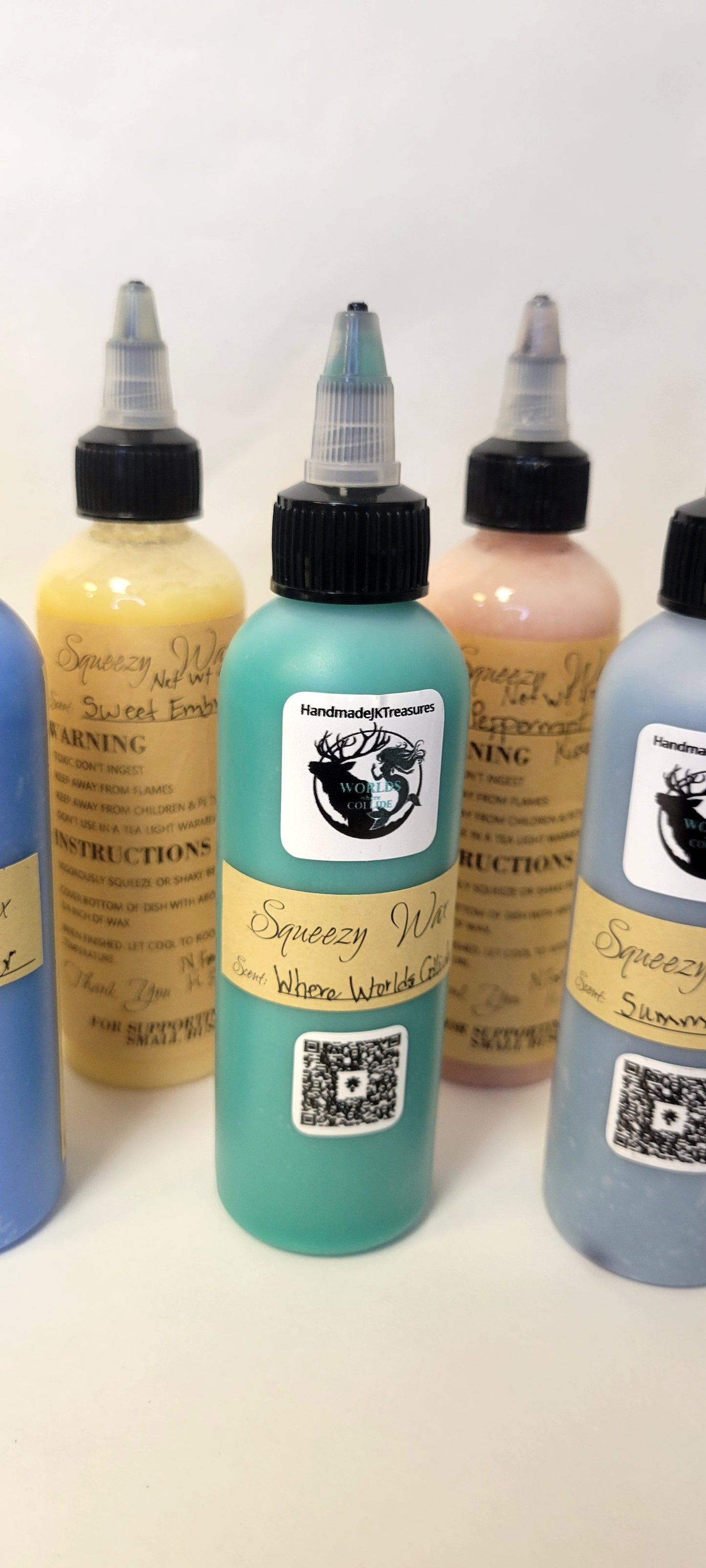 4 oz Soy Squeeze Wax For Wax Warmers Handmade Various Scents