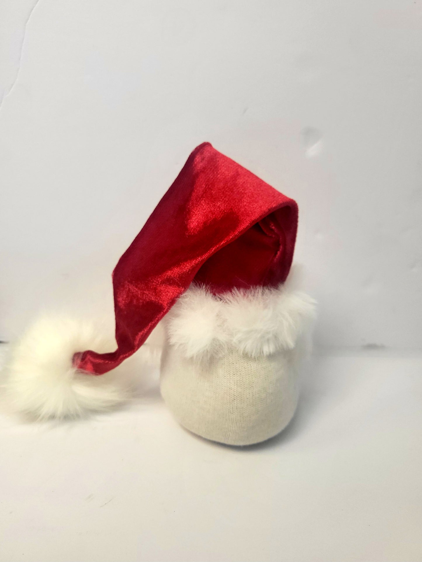 Handmade sock Santa gnome shelf sitter Christmas Decor