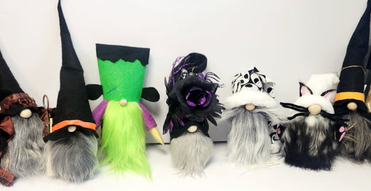 The Spooky Squad Collection Halloween Gnomes Tier Tray Collection Shelf Sitters