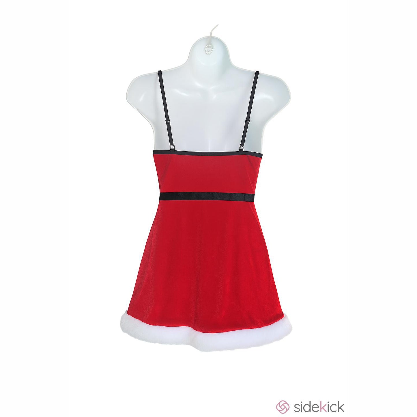 Womens Sexy Christmas Lingerie Red Santa Babydoll Lace Chemises Sleepwear Size S