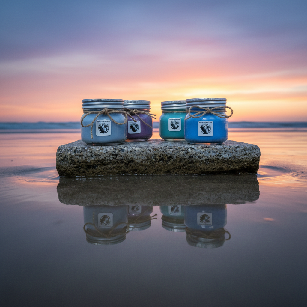 Hand-poured vegan soy wax 8 oz Glass Mason jar candle Various Scents
