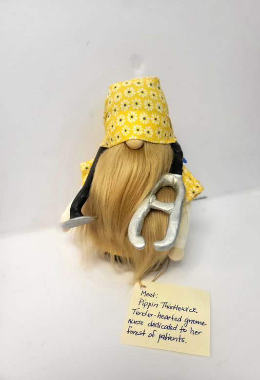 Nurse Caretaker Personal Care Assistant Gnome Handmade