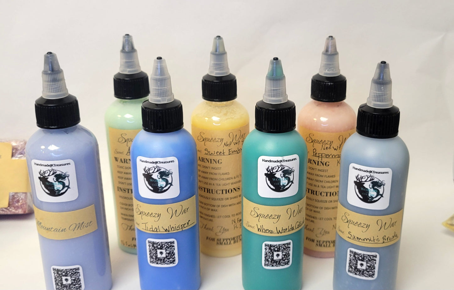 4 oz Soy Squeeze Wax For Wax Warmers Handmade Various Scents