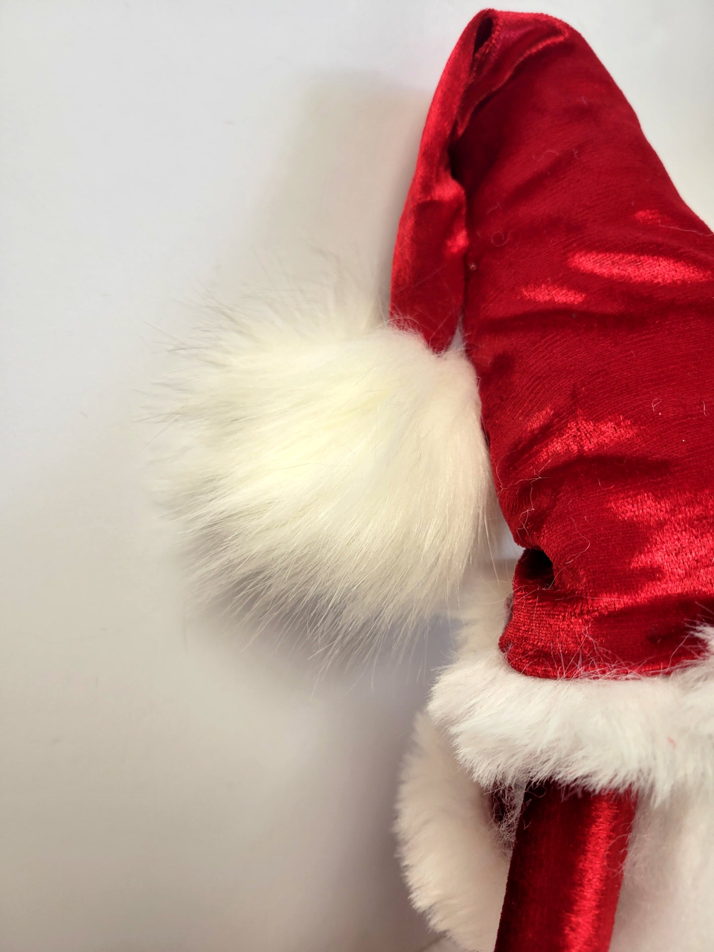 16" Poseable Velvet Santa Gnome