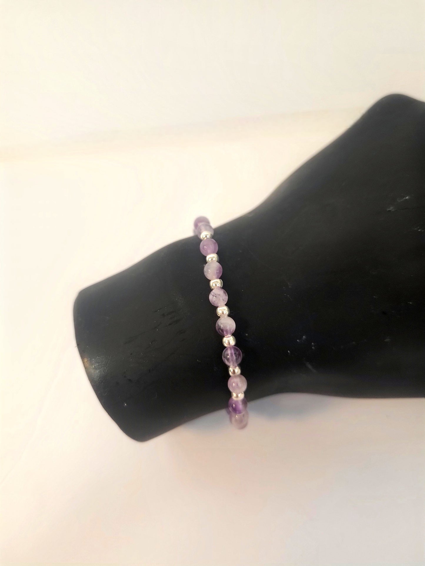 Natural Gemstone 4mm Dainty Beaded Bracelets