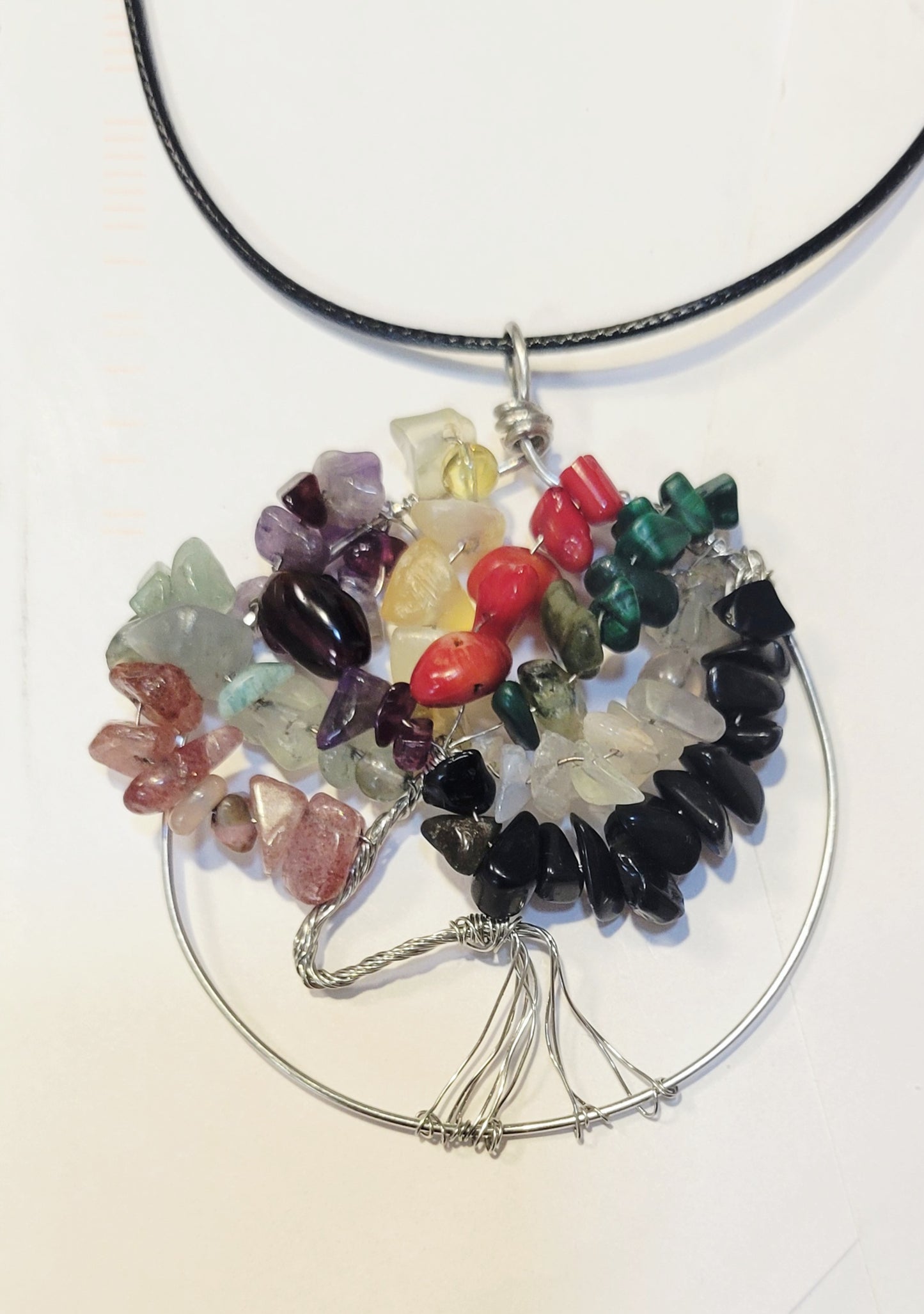 Gemstone Tree of Life Necklace