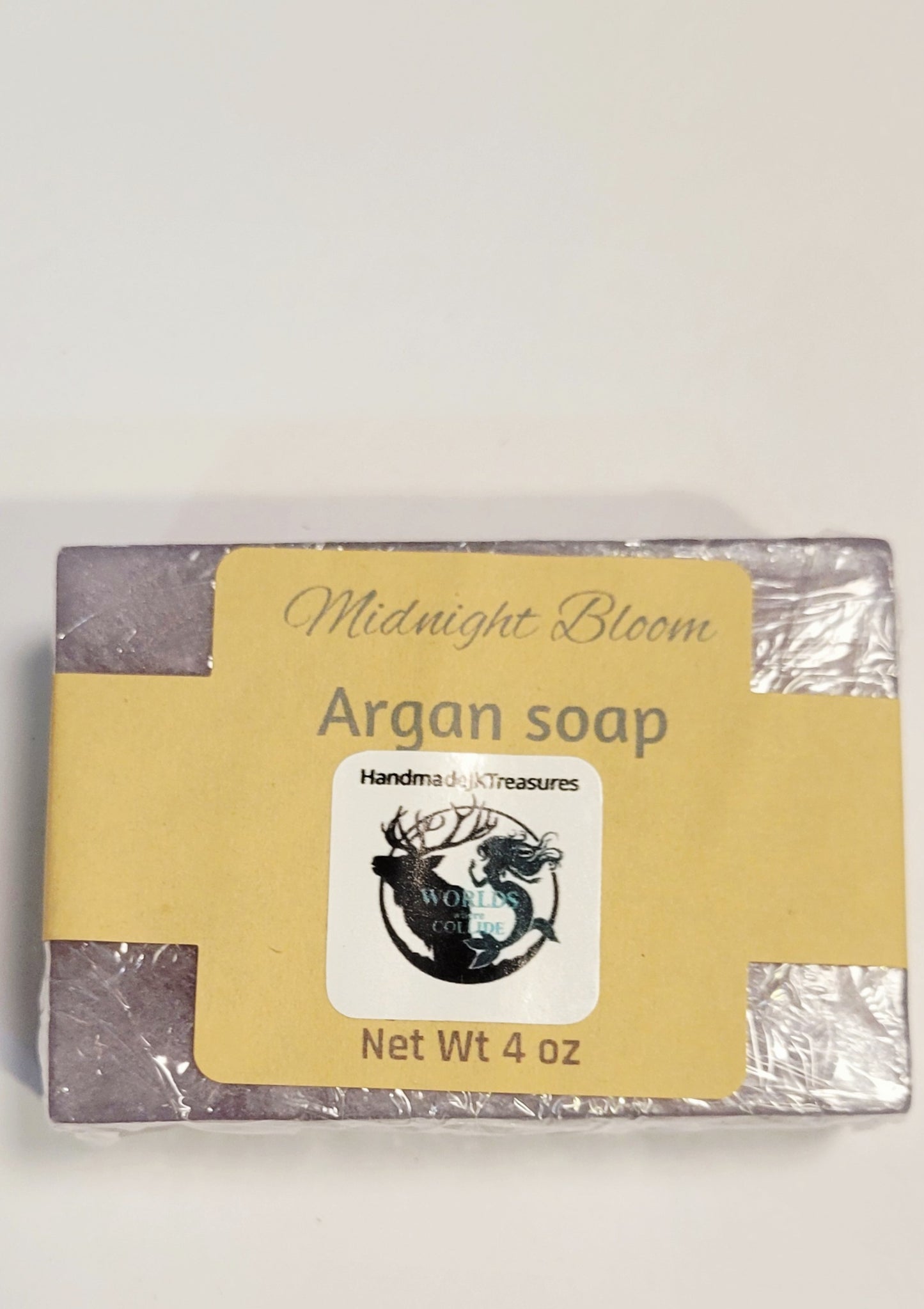 Hand-poured non-comedogenic Argan Soap 4 oz bars
