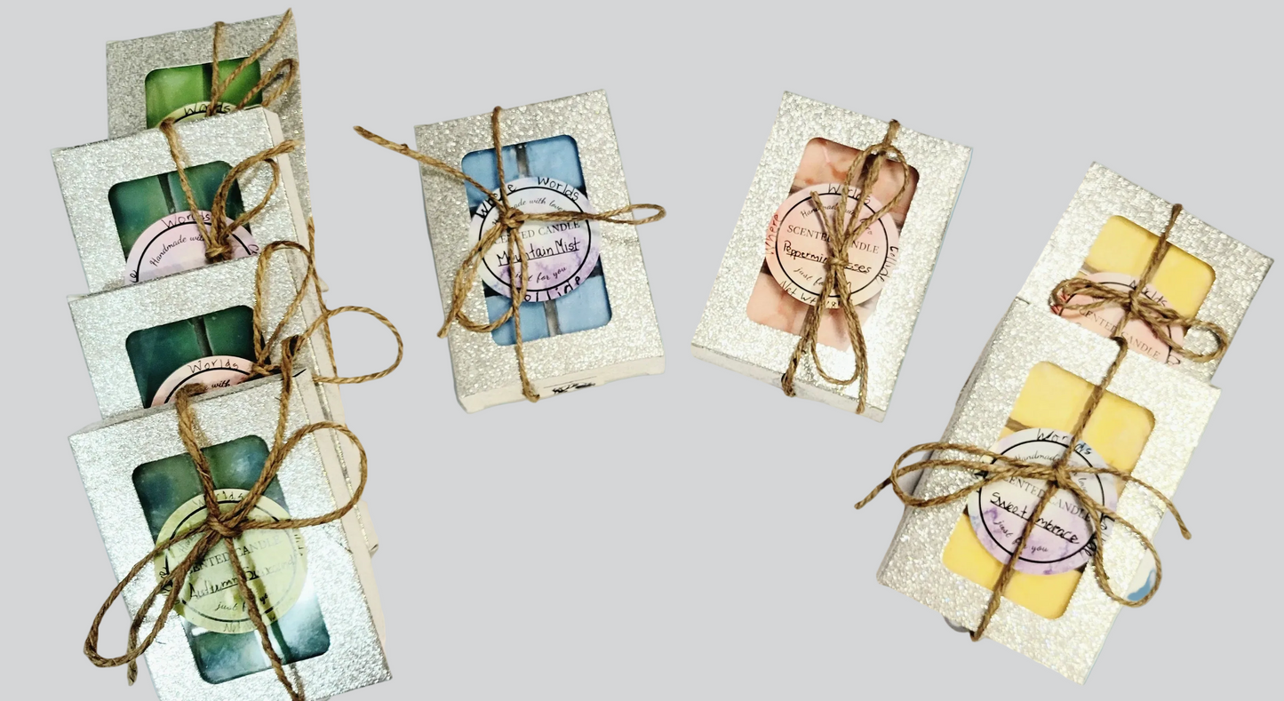 Handmade soy wax melts/wax tarts 6 count various scents