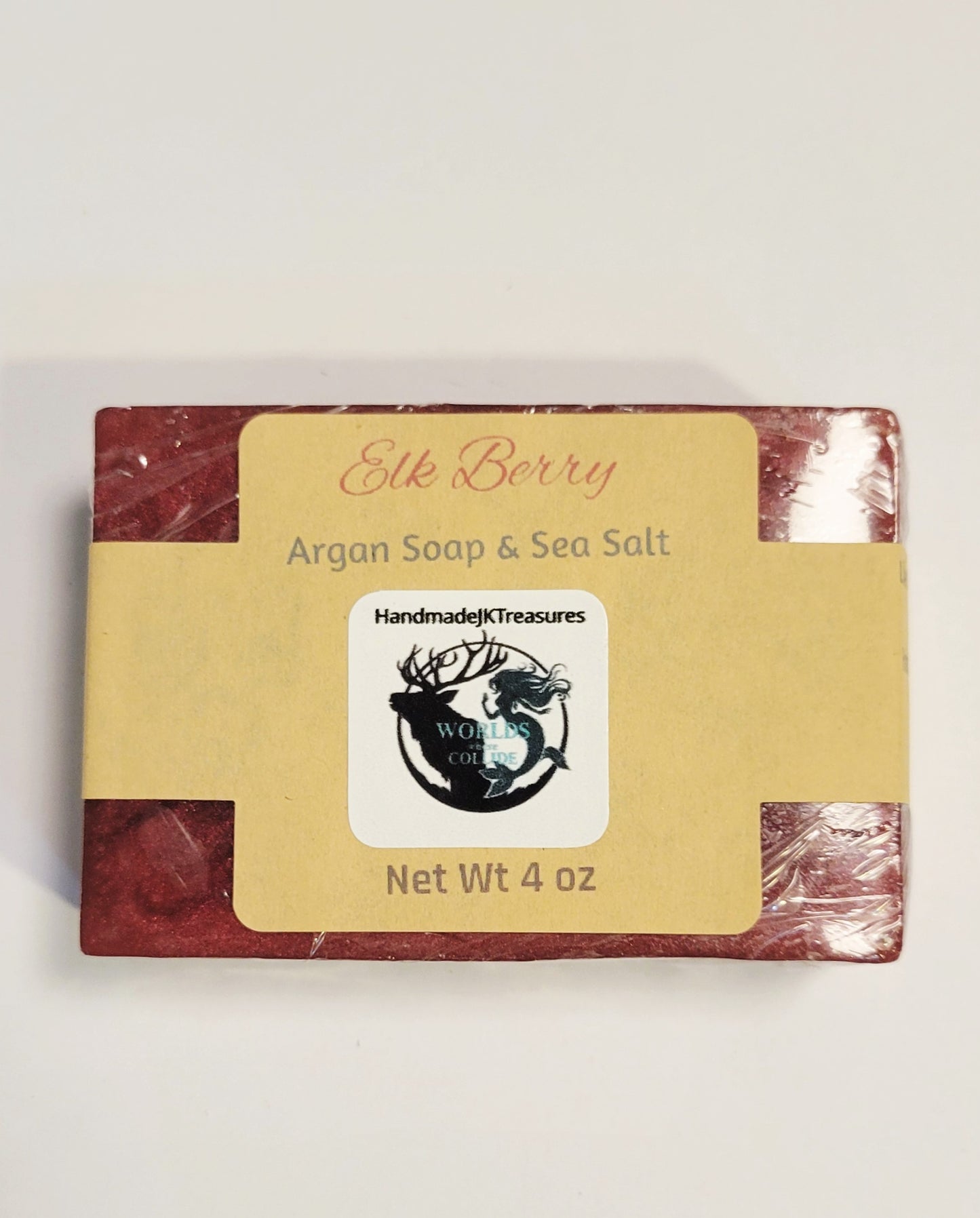 Hand-poured non-comedogenic Argan Soap 4 oz bars
